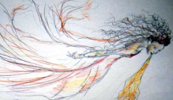 Inspired by Phoenix legend drawing by Claire Drake