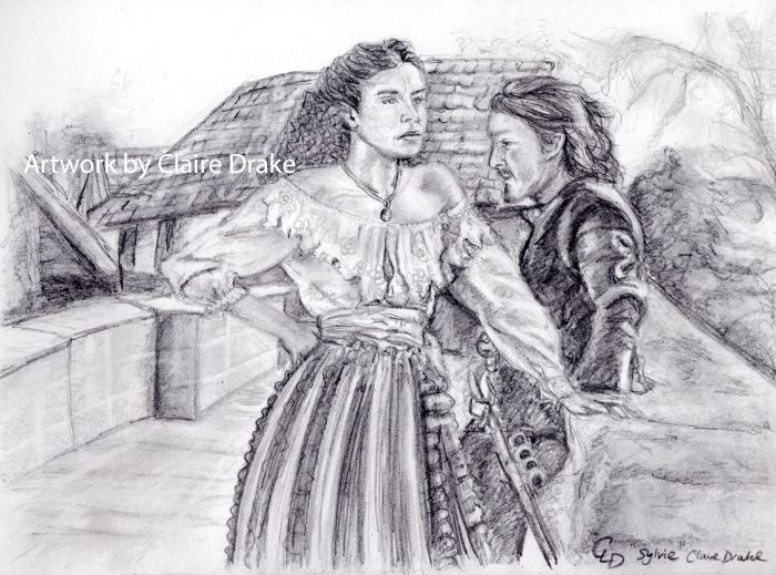 Drawing by Claire Drake Artist and Designer